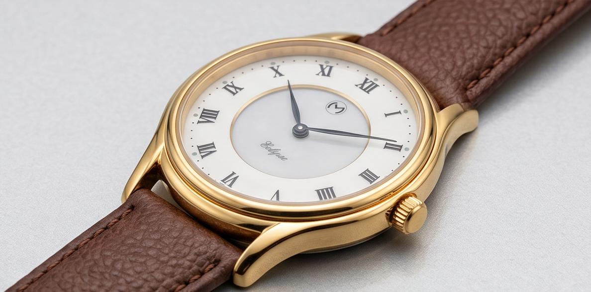 Lugano Eclipse Solar [36 MM] Yellow Gold