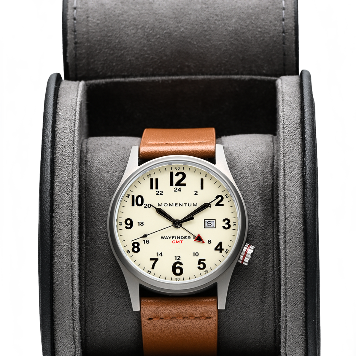 Wayfinder II GMT Field Watch Bundle – Titanium | Momentum Watches