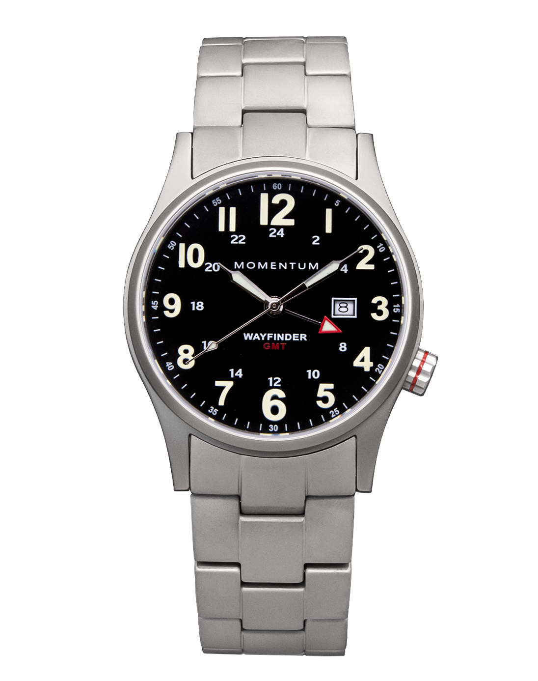 Momentum Watches Wayfinder GMT Blue Titanium Field Watch