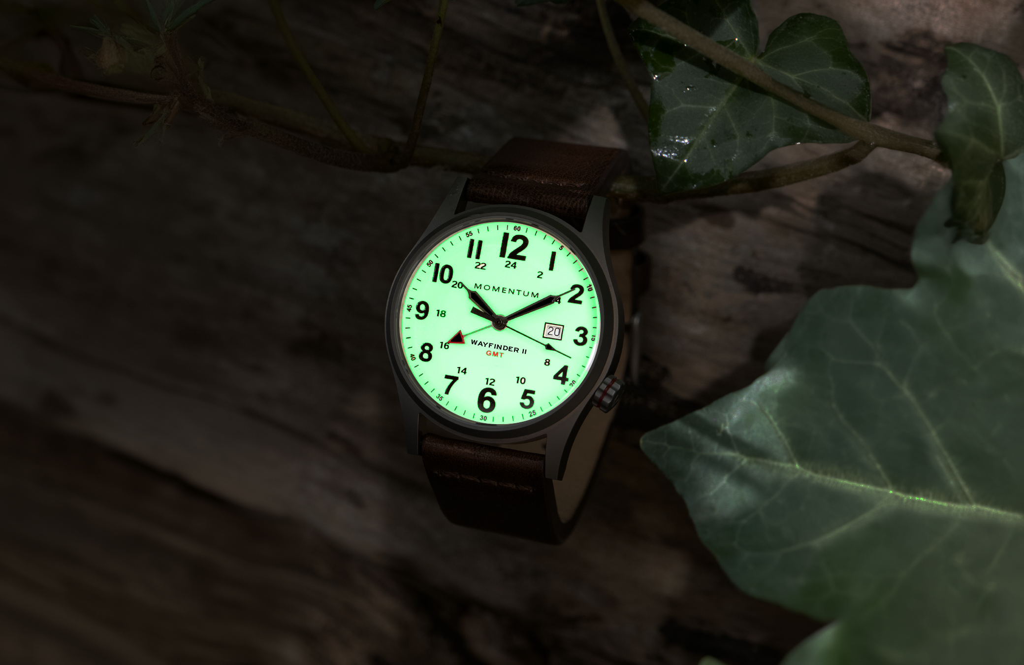 Wayfinder II GMT [40mm] - White Full Lume