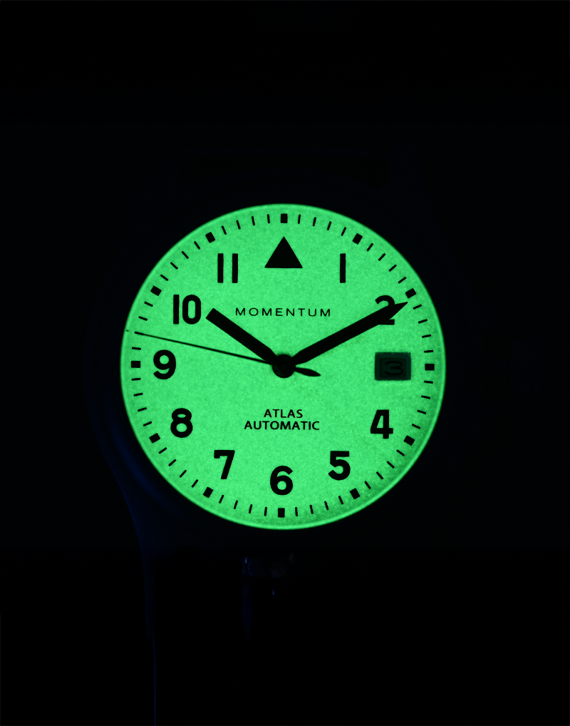 Atlas Automatic Black-Ion Full Lume [38mm]