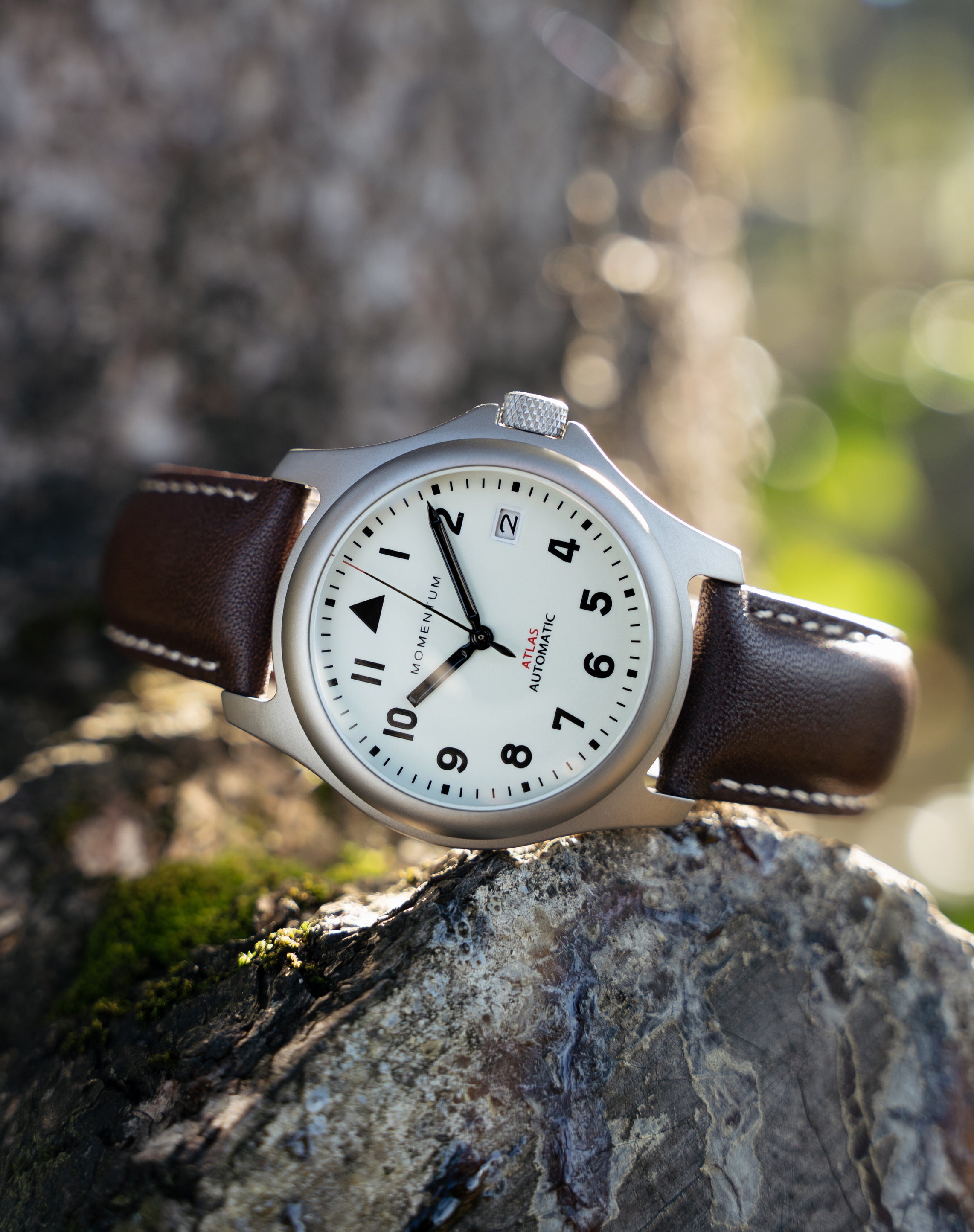 Atlas Automatic [38mm] - White Full Lume