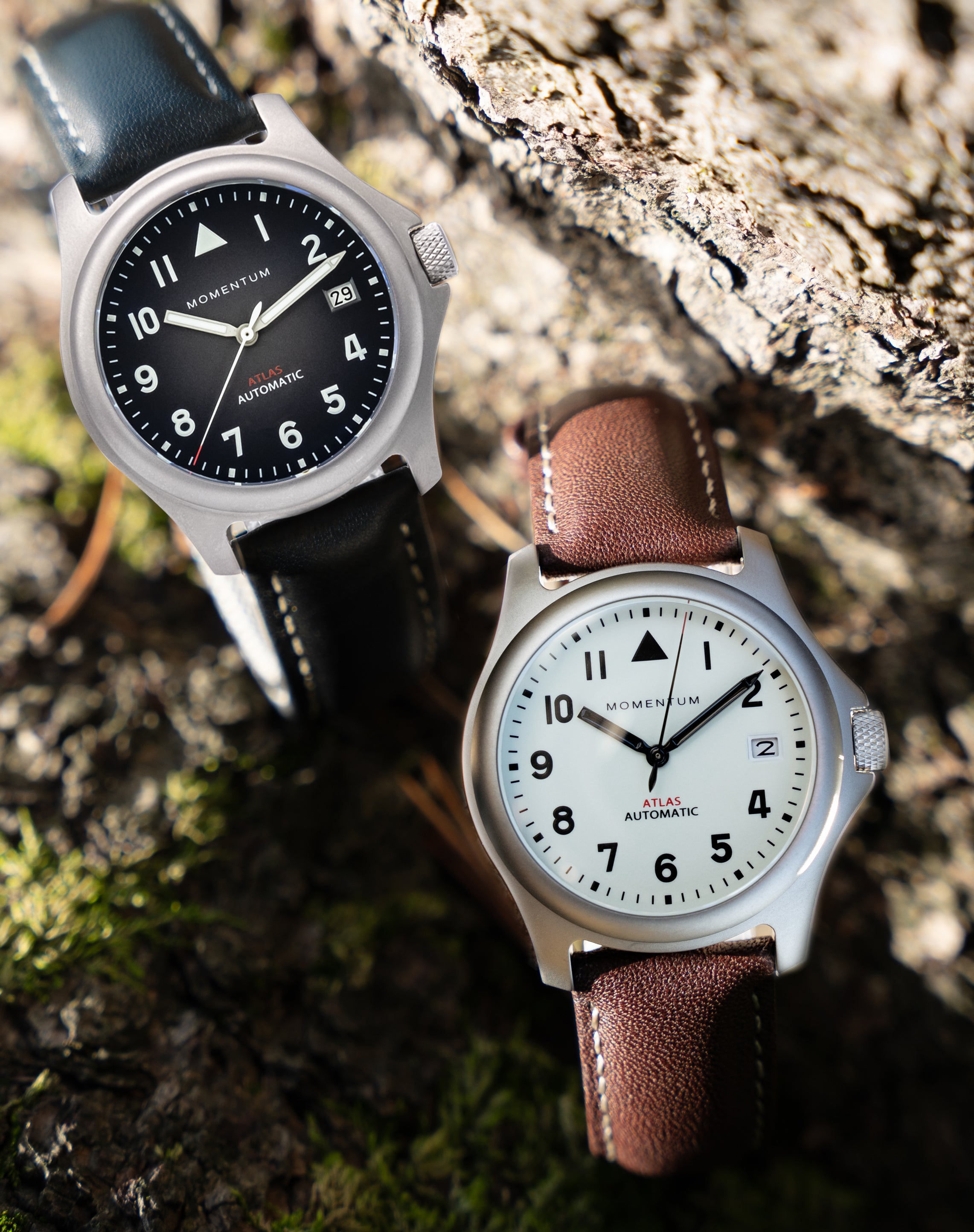 Atlas Automatic [38mm] - White Full Lume