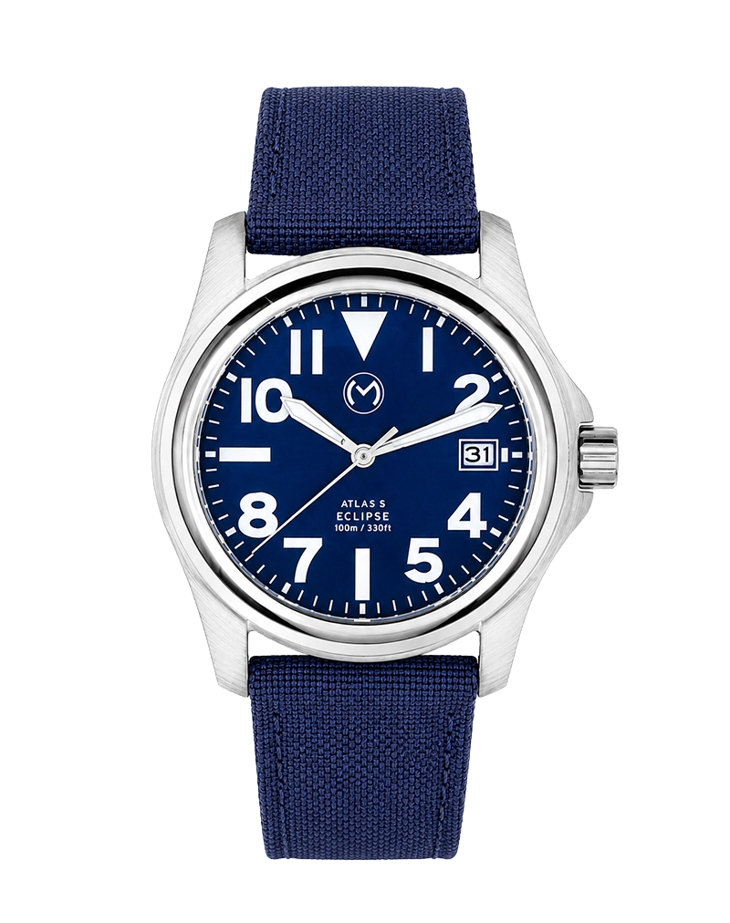 Atlas Eclipse Solar Blue Dial [38mm]