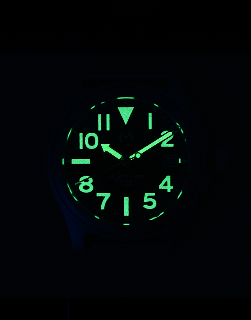 Atlas Eclipse Solaire [42mm] - Noir