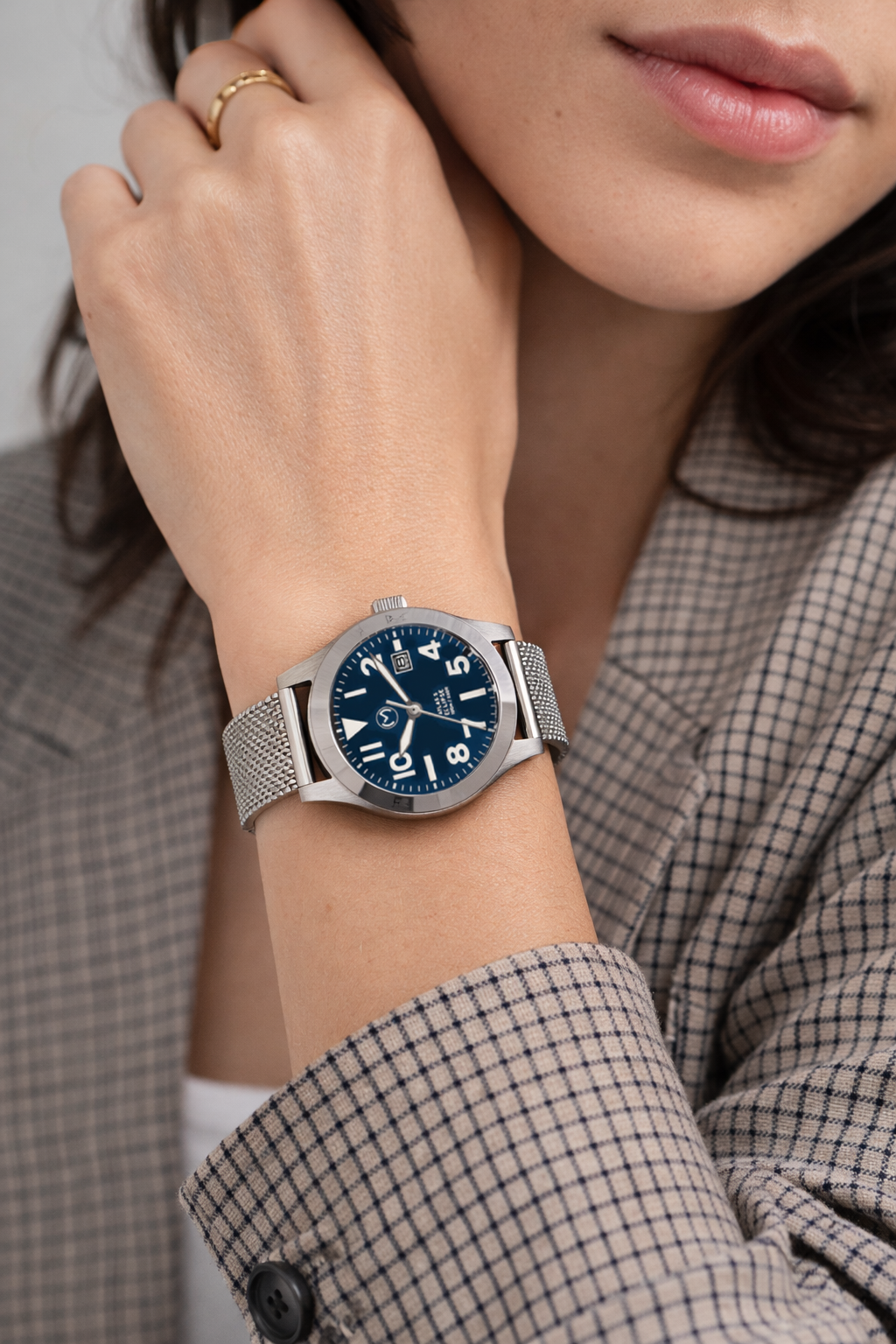 Atlas Eclipse Steel Blue Dial 38mm - Bundle