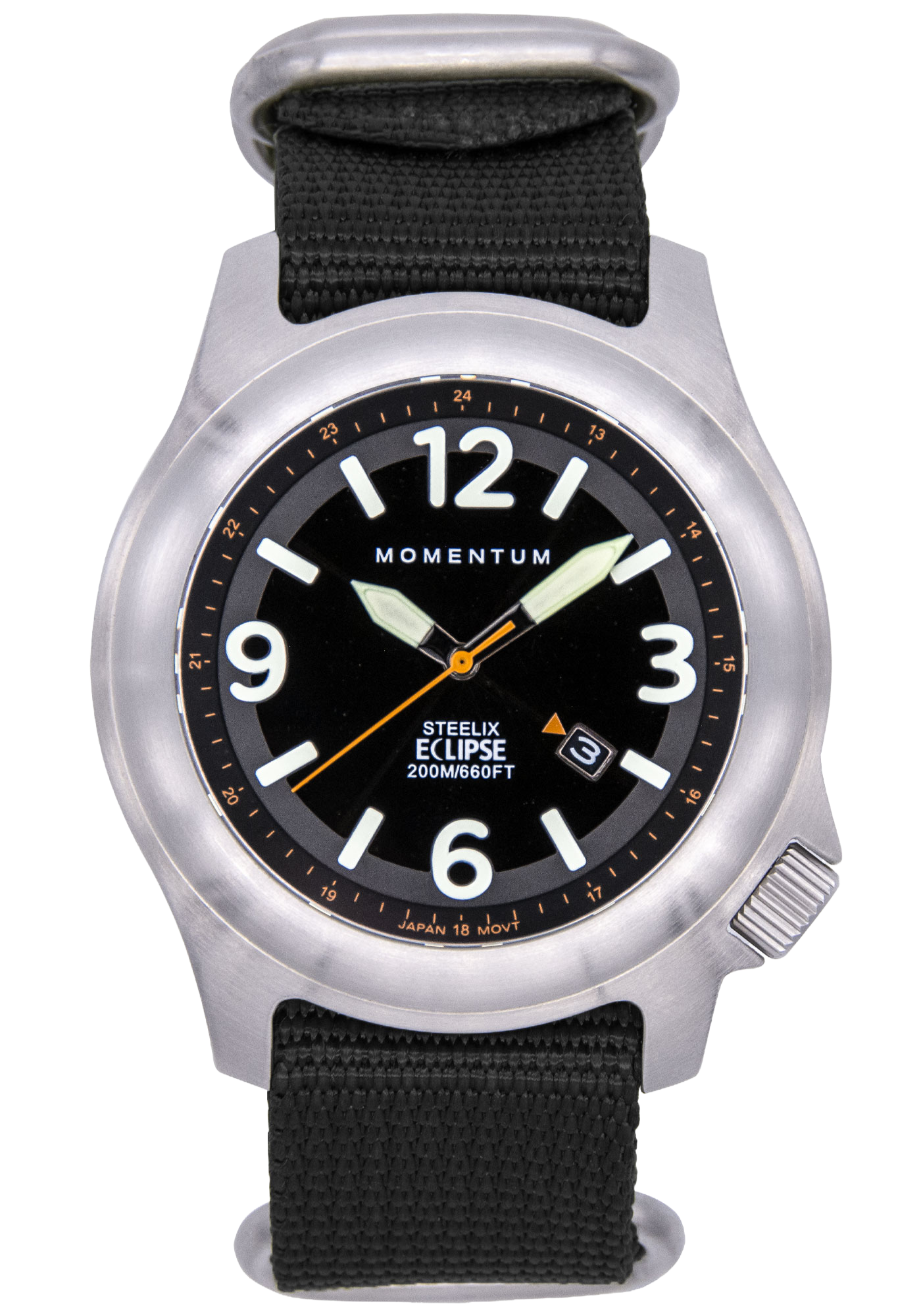 Steelix Eclipse - Solar [44mm] - Black