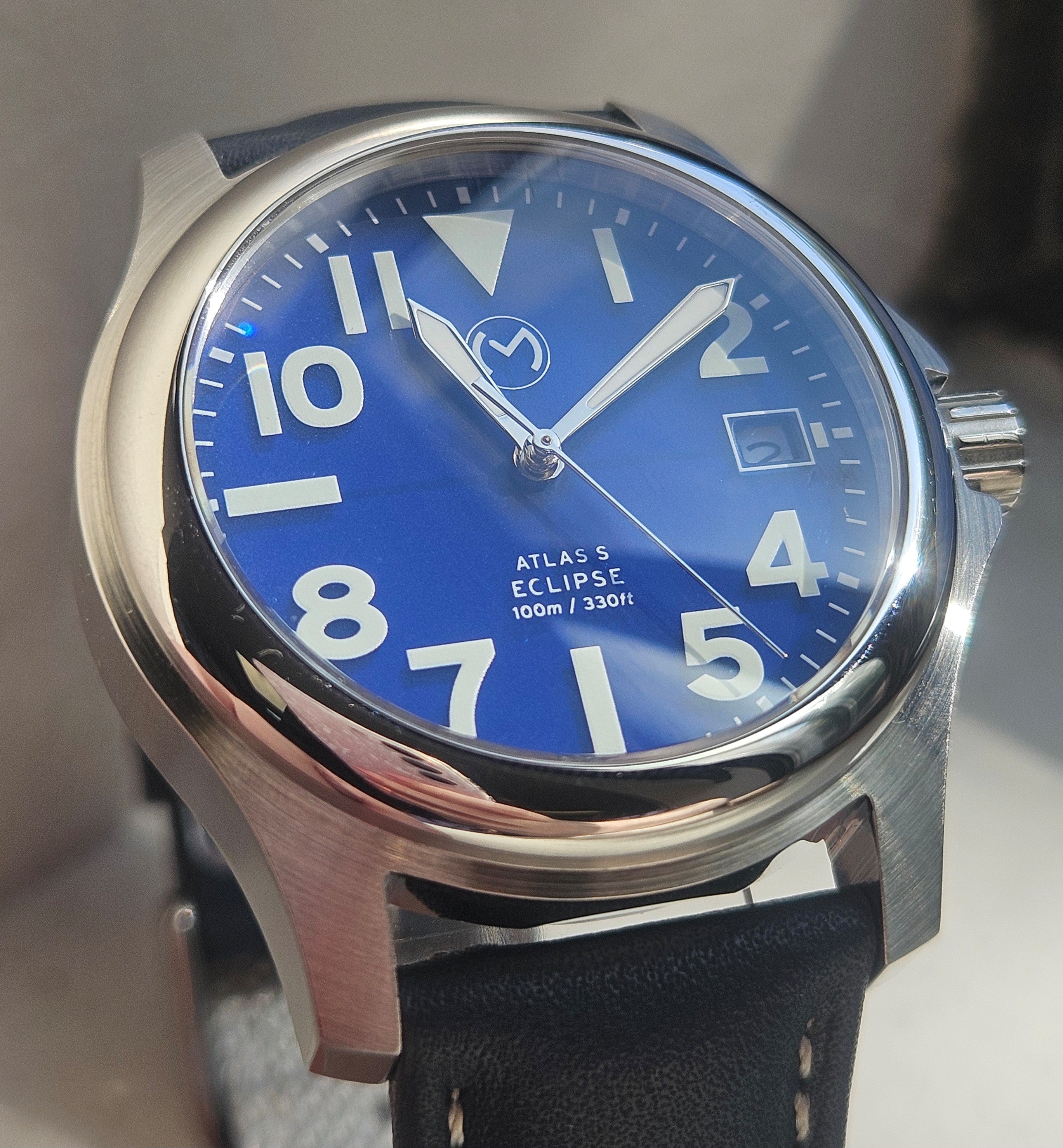 Atlas Eclipse Solar Blue Dial [38mm]
