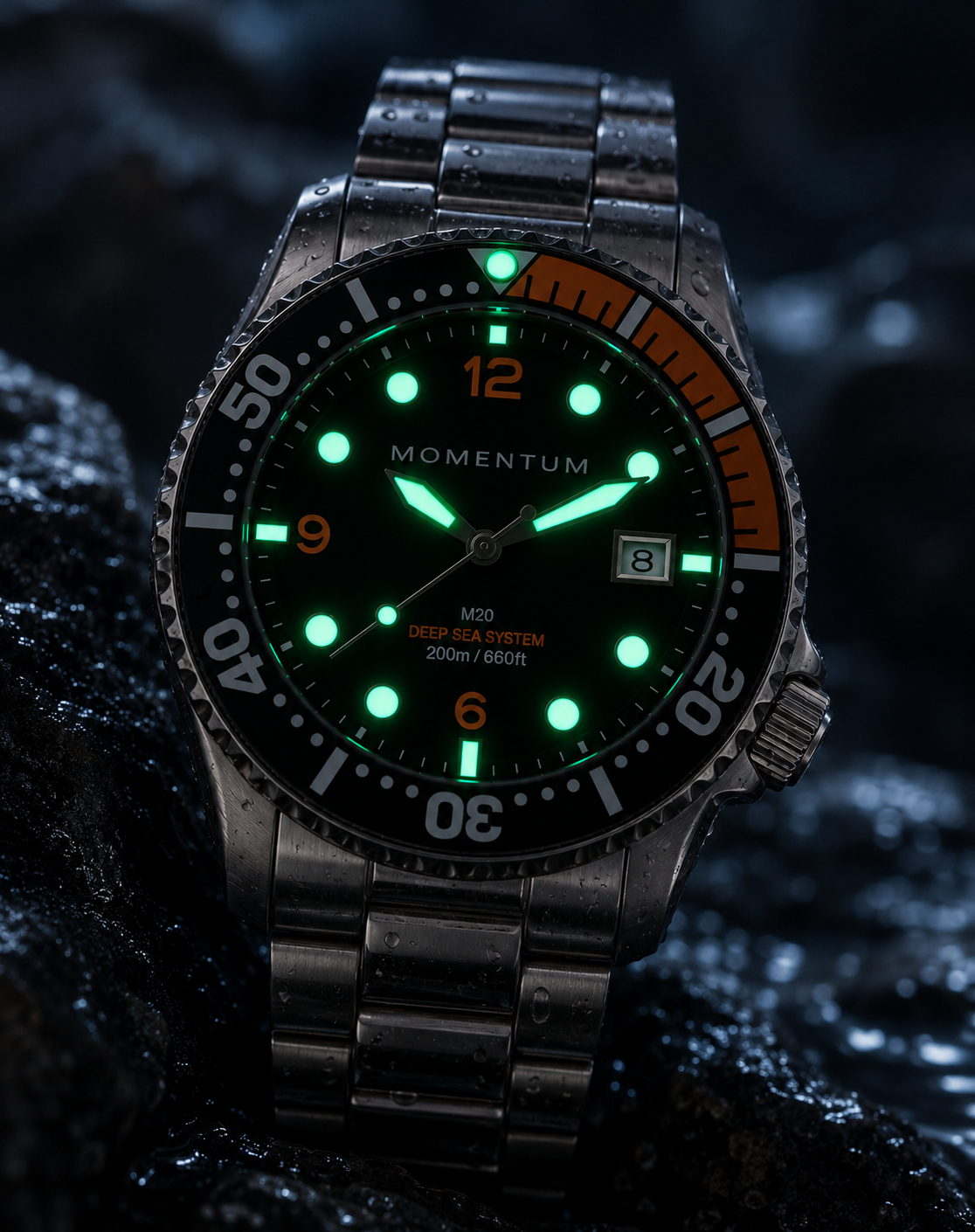 M20 DSS Diver [42MM] - Black & Orange