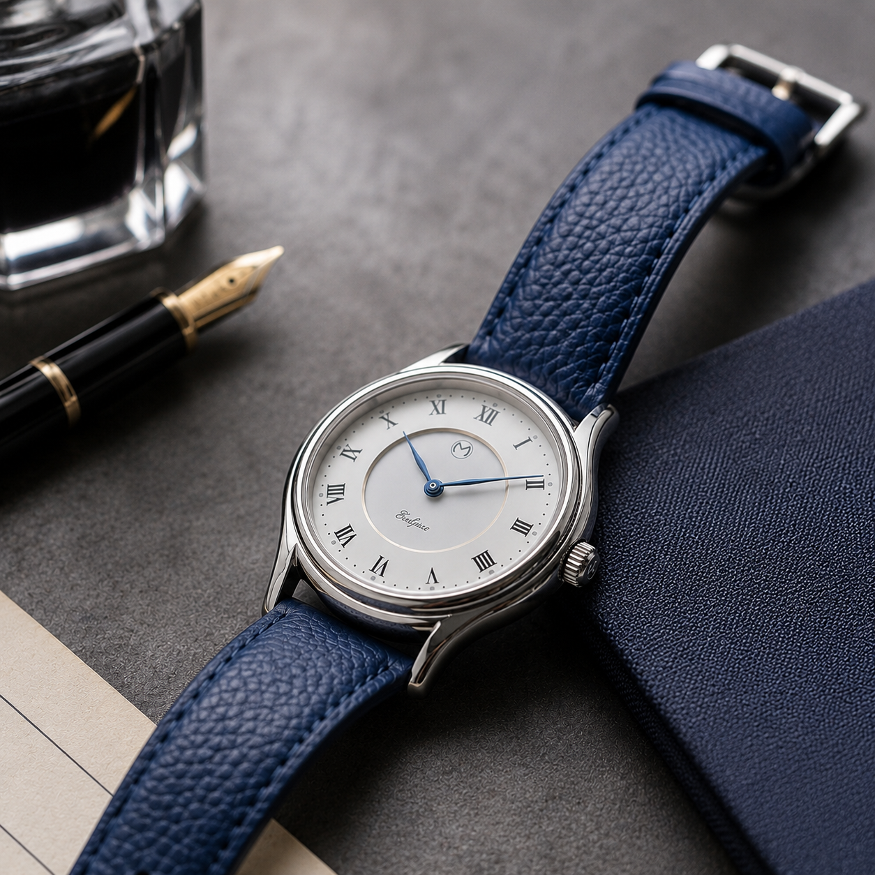Lugano Eclipse Solar 36 MM Steel
