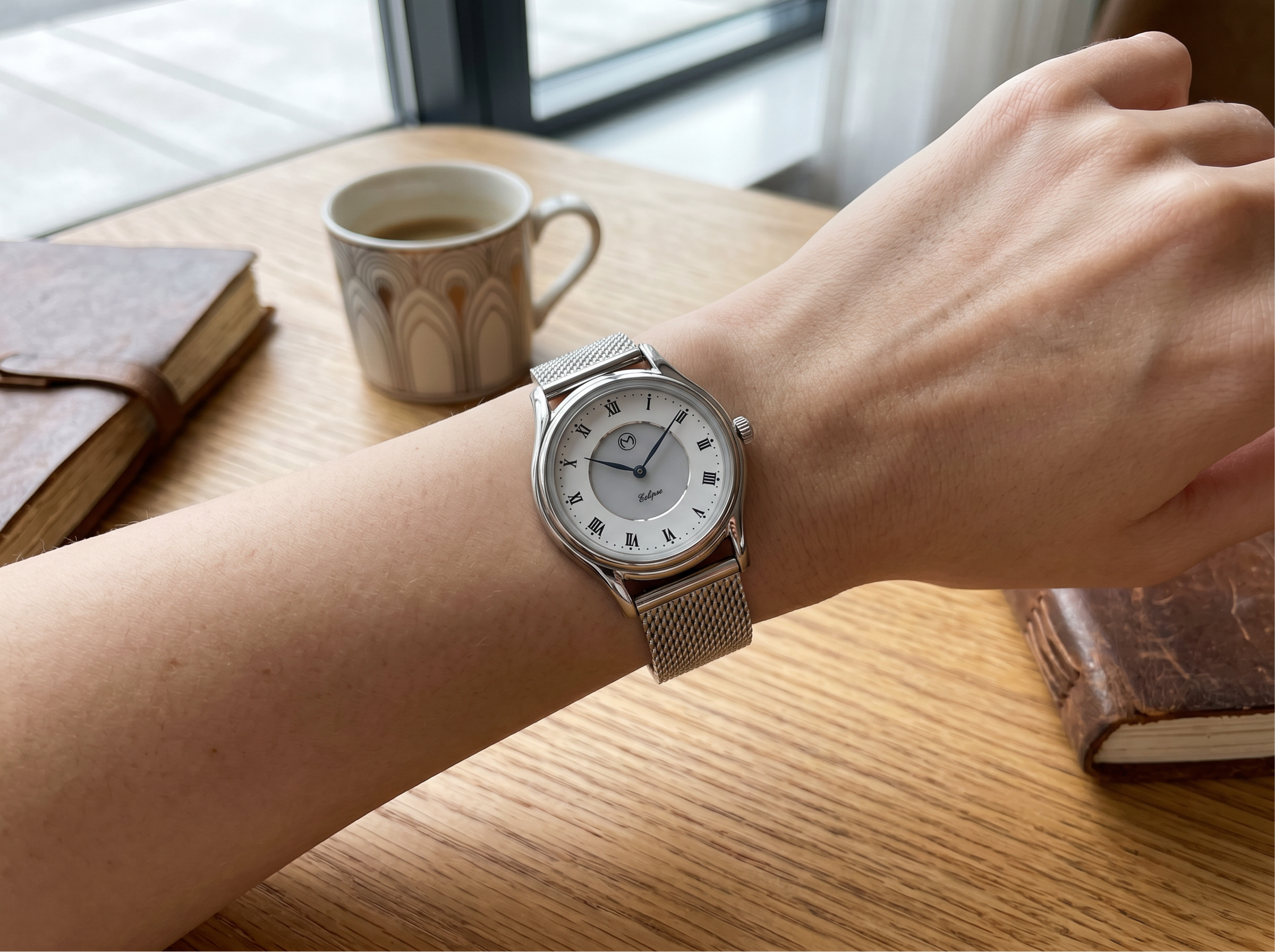 Lugano Eclipse Solar 36 MM Steel