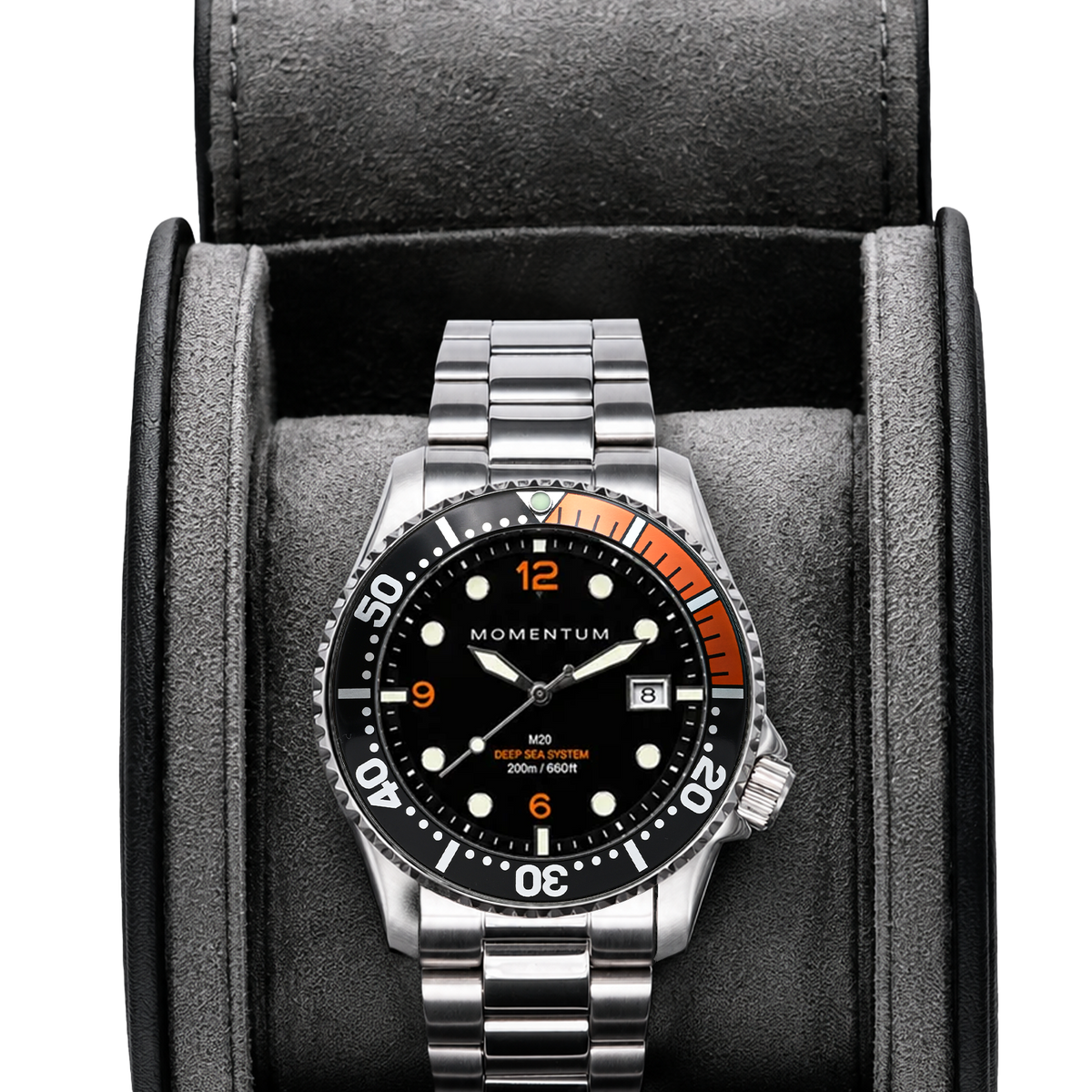 M20 DSS Diver [42MM] - Black & Orange Bundle