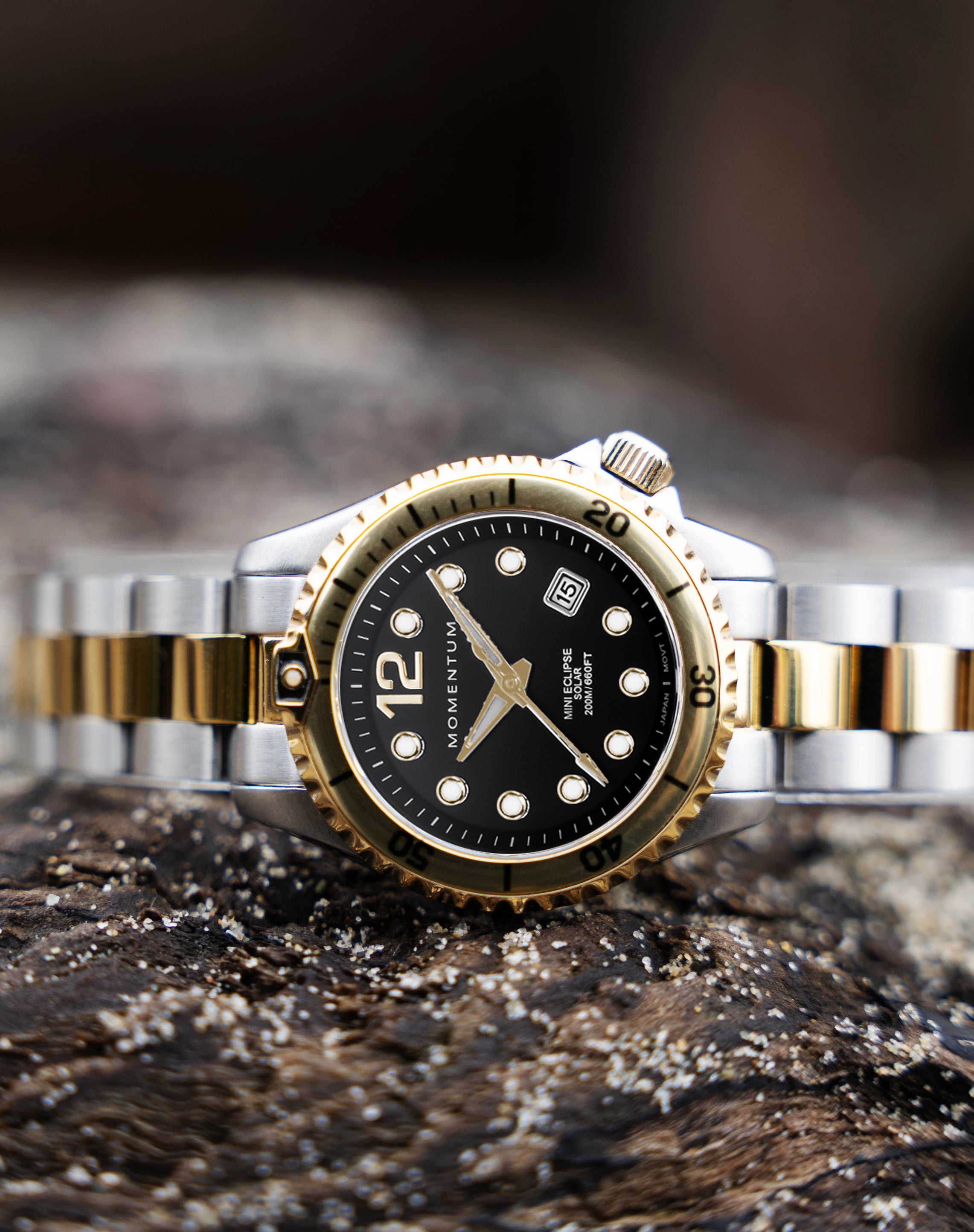 Champagne Mini Eclipse [30mm] - Black Two-Tone