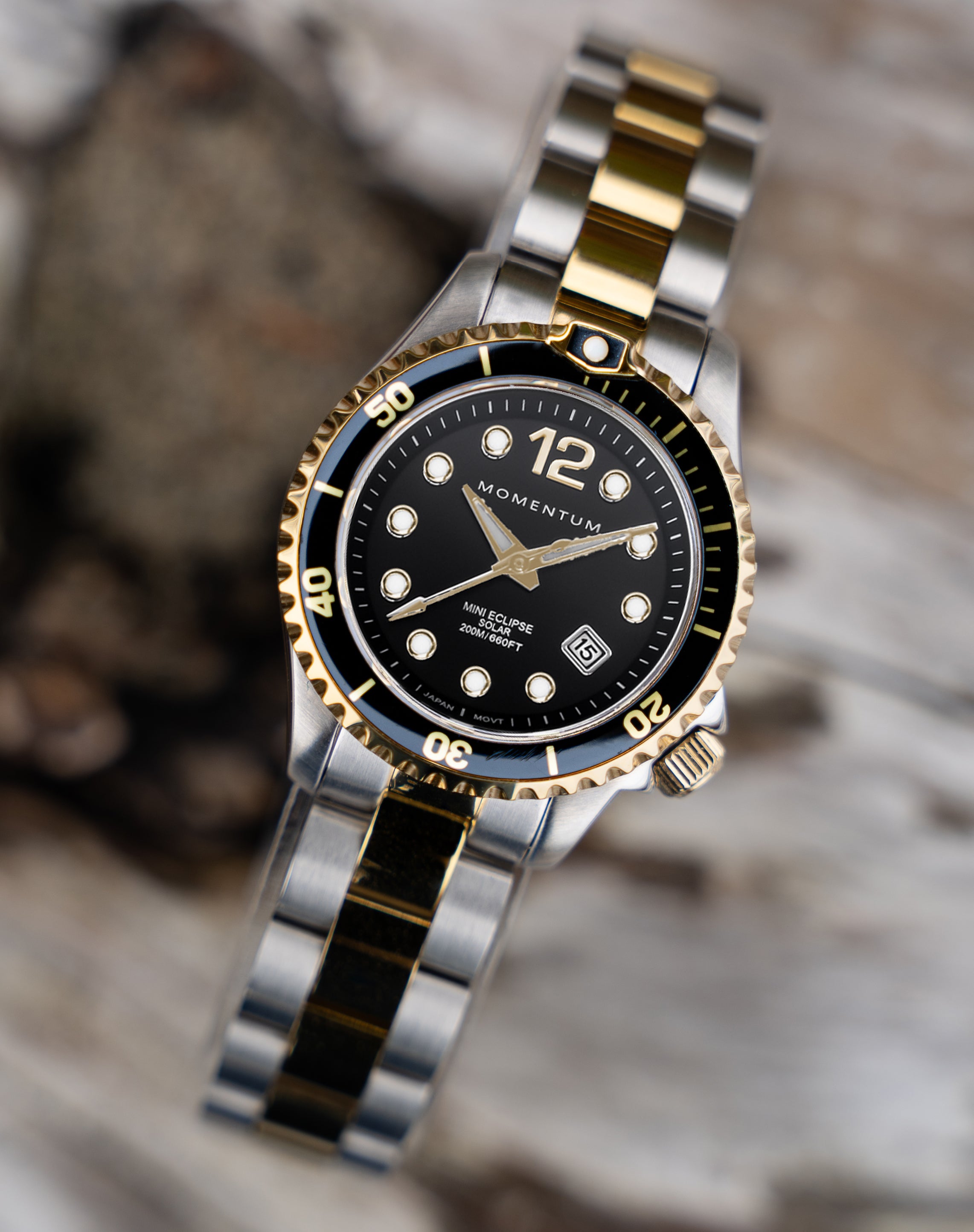 Champagne Mini Eclipse [30mm] - Black Two-Tone