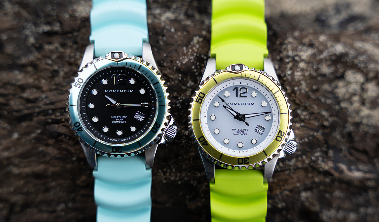 Mini Eclipse Solar - White | Ladies Solar-Powered Dive Watch