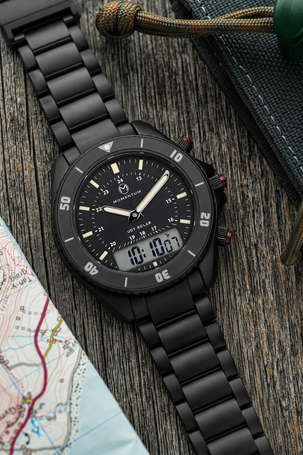 UDT Black-Ion Baton Dial [42mm] + Free Flex Band