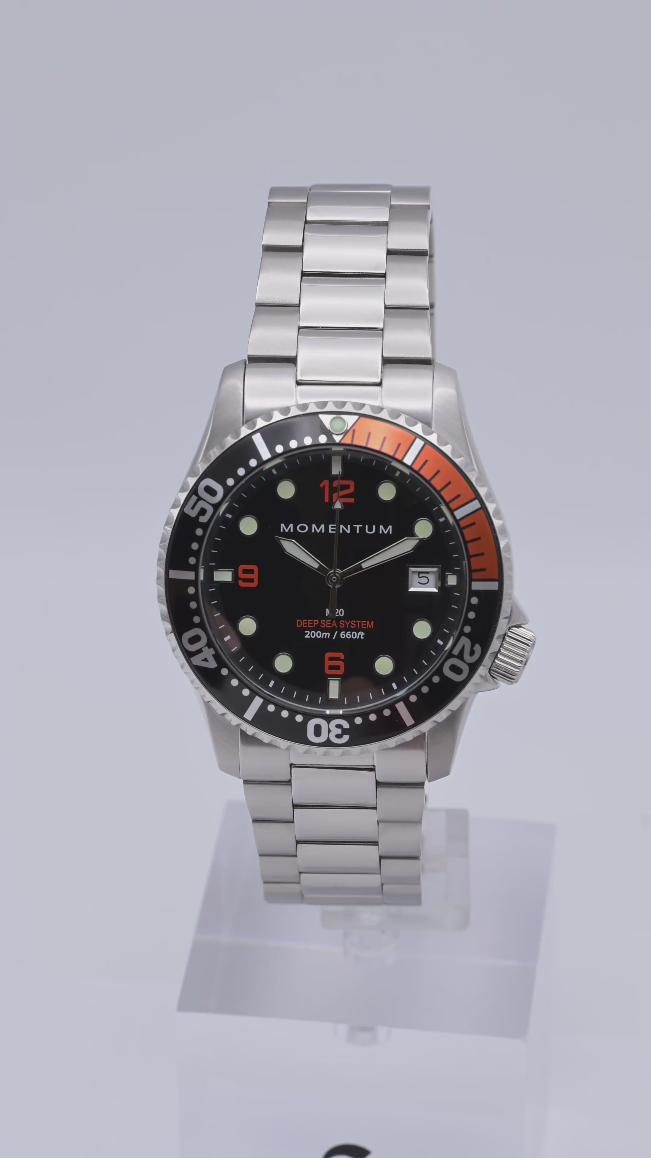 M20 DSS Diver [42MM] - Black & Orange