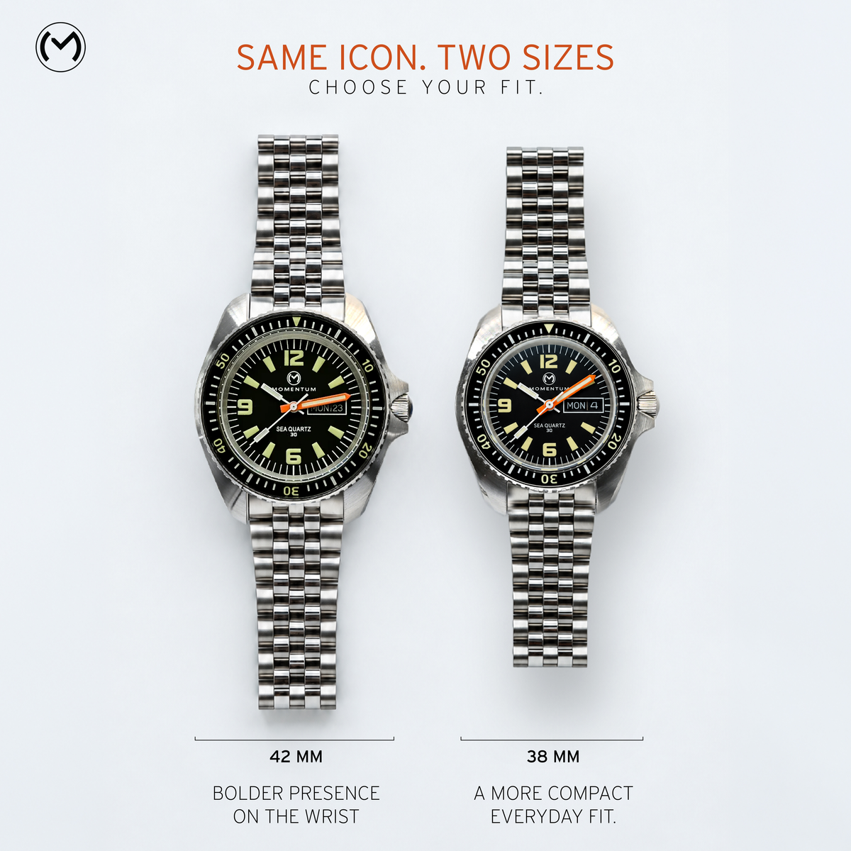 Sea Quartz 30 Heritage - Black Dial [38mm]