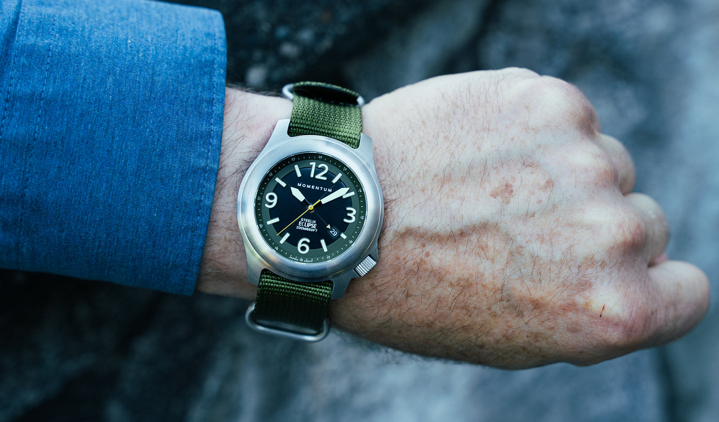 Steelix Eclipse [44mm] | Solar Field Watch | Momentum