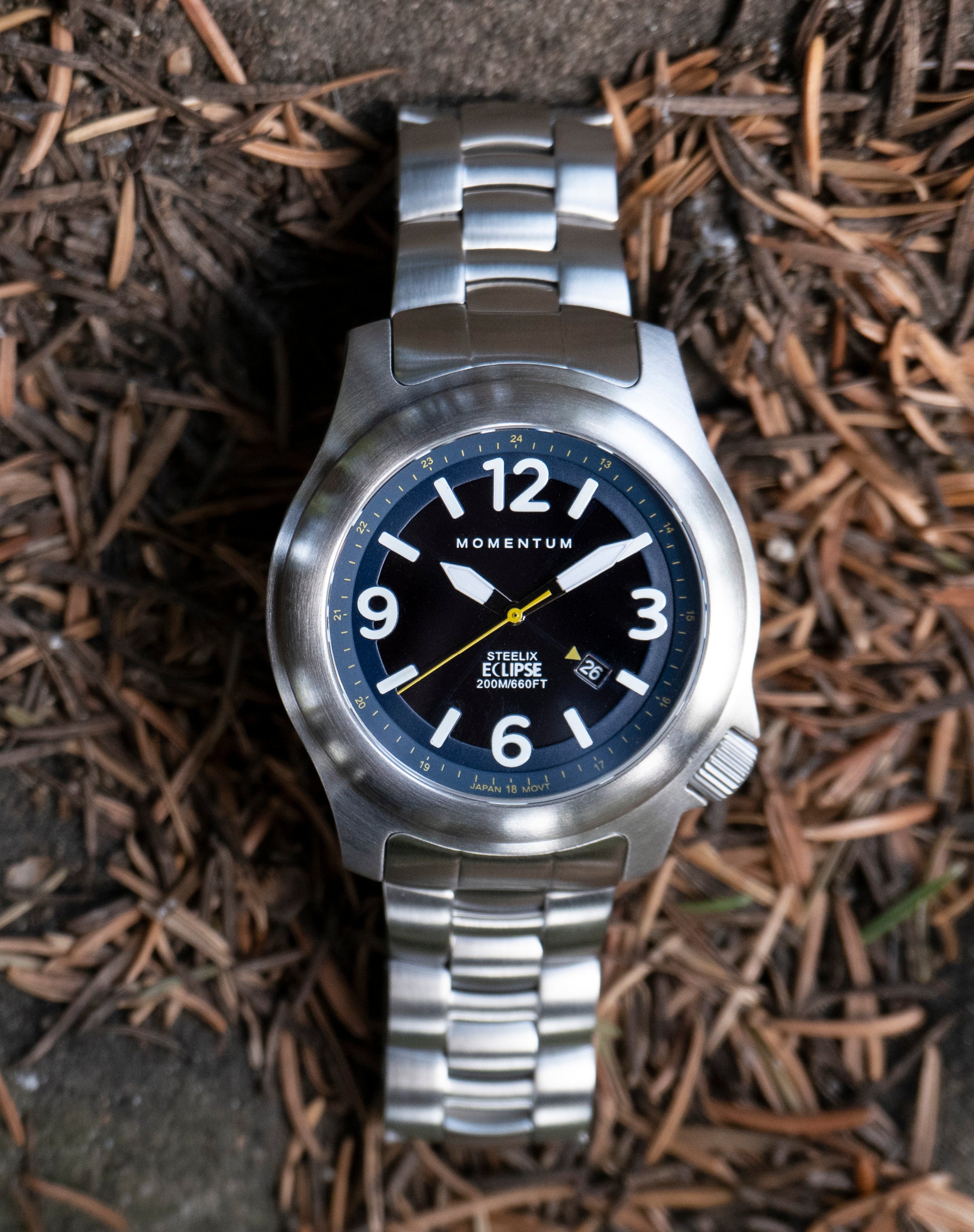 Steelix Eclipse [44mm] | Solar Field Watch | Momentum