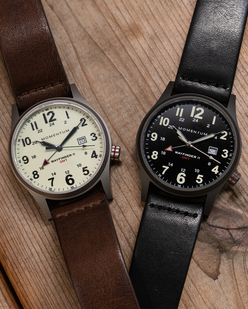 Wayfinder II GMT [40mm] - White Full Lume