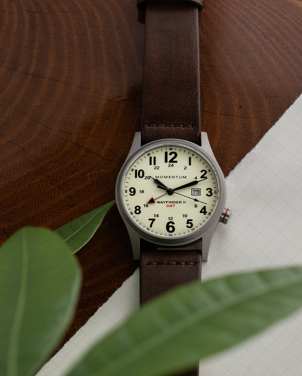 Wayfinder II GMT [40mm] - White Full Lume