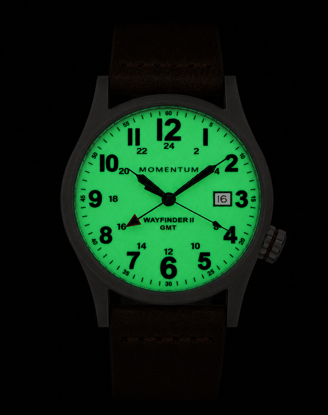 Wayfinder GMT [40mm] - Blanc Full Lume