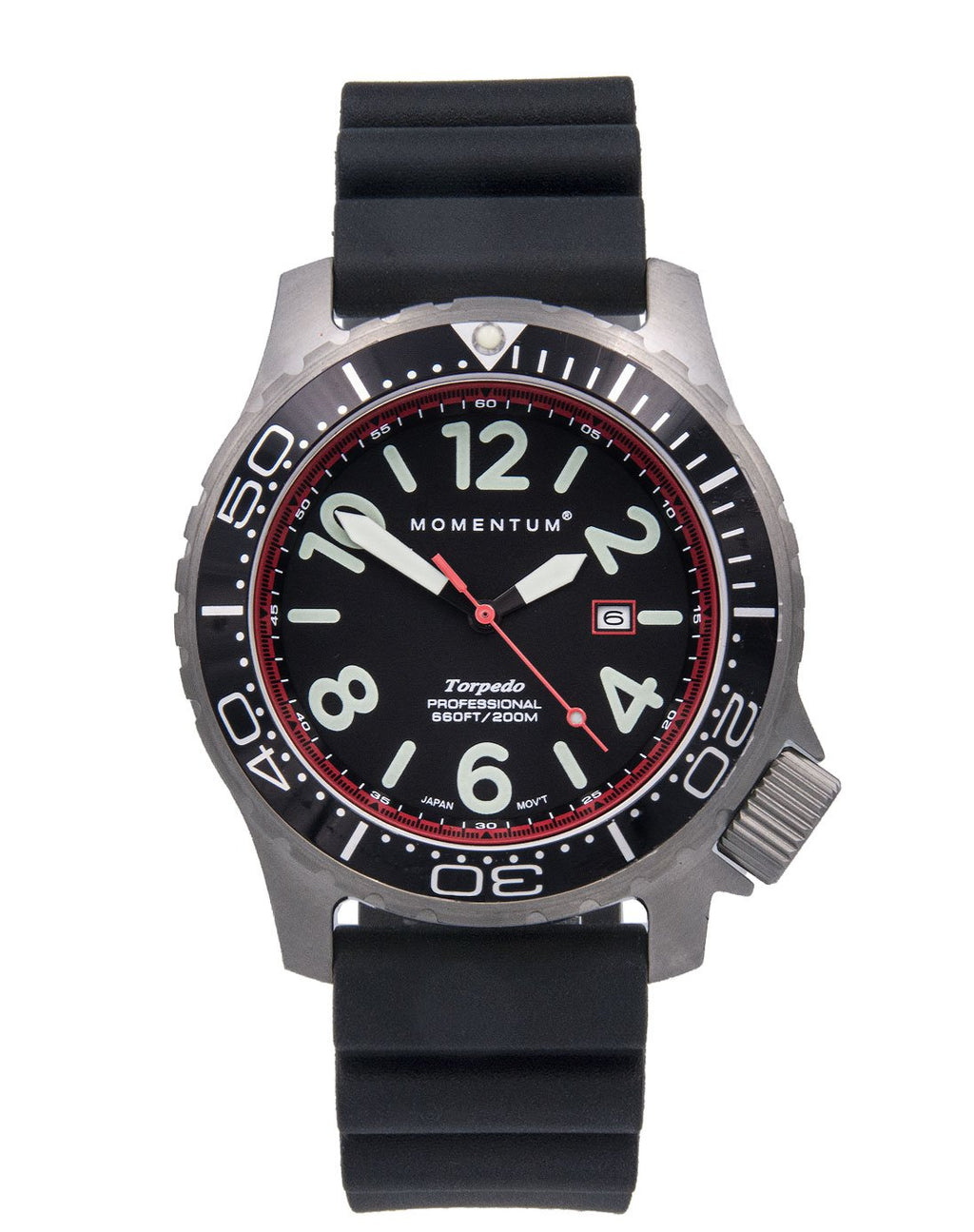 Torpedo Blast 44 Rubber | Men's Dive Watch - Momentum Watches