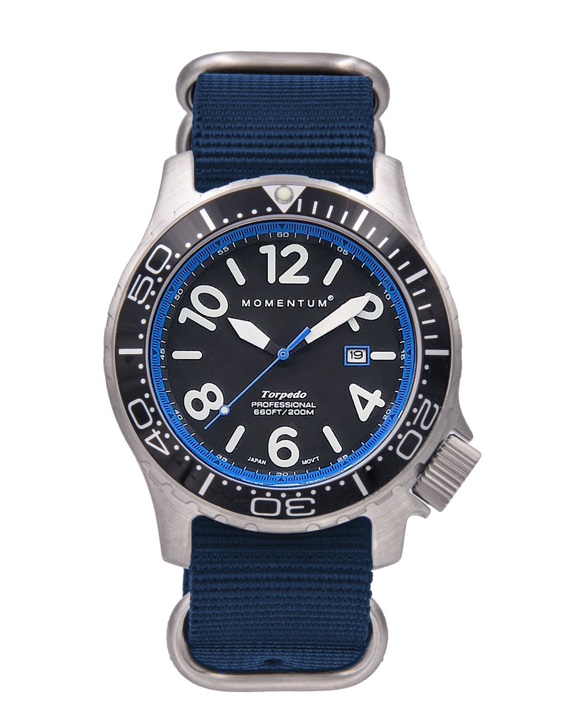 Momentum m50 cheap nylon dive watch