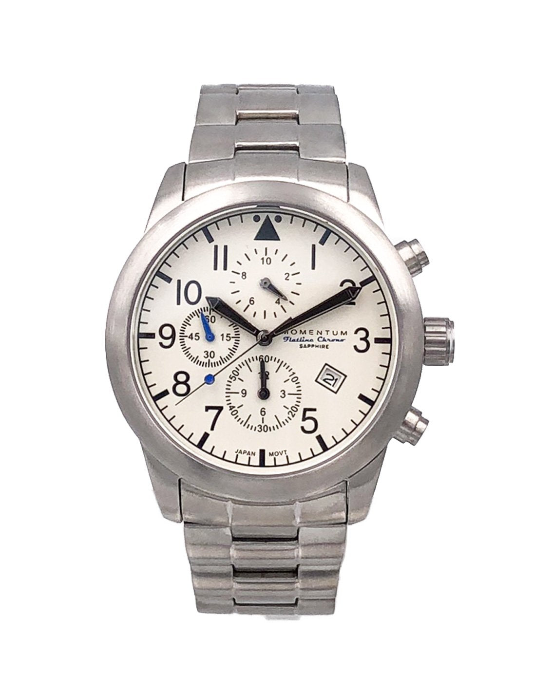 Flatline Chrono [42mm] - White Full Lume