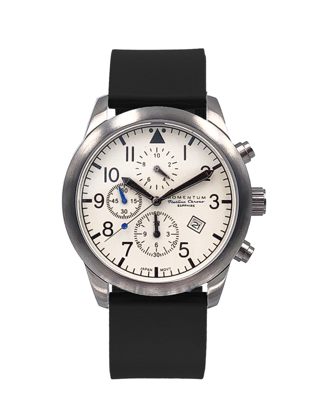 Flatline Chrono [42mm] - White Full Lume