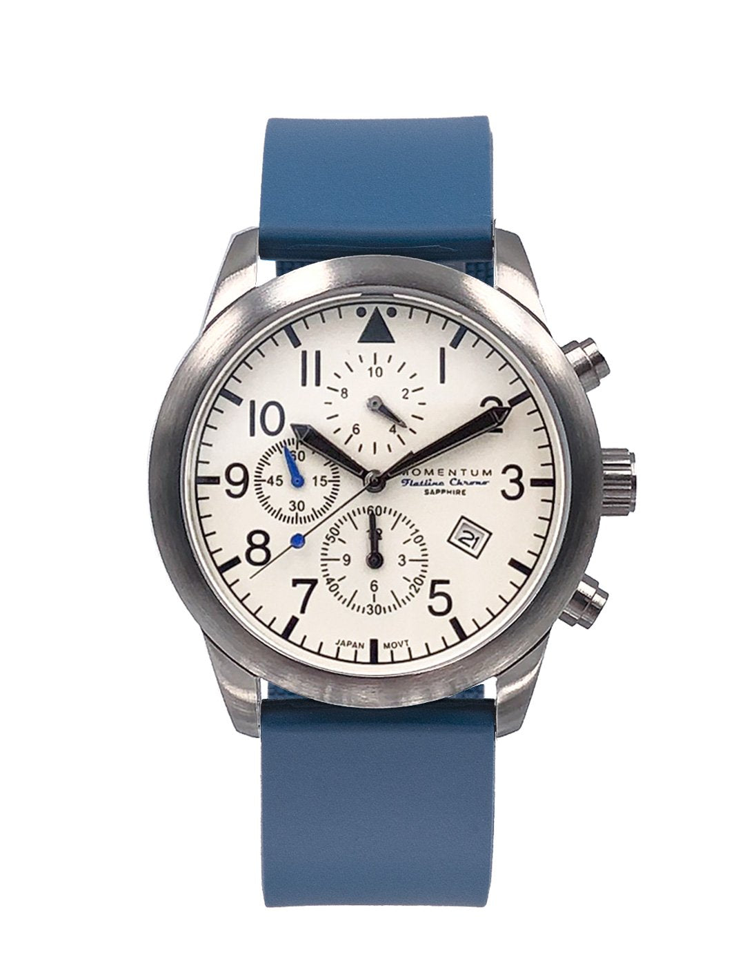 Flatline Chrono [42mm] - White Full Lume