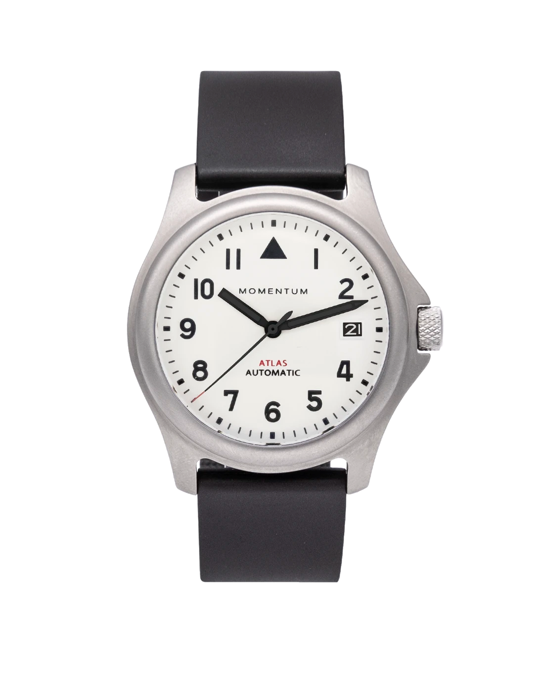 Automatic watch white discount dial