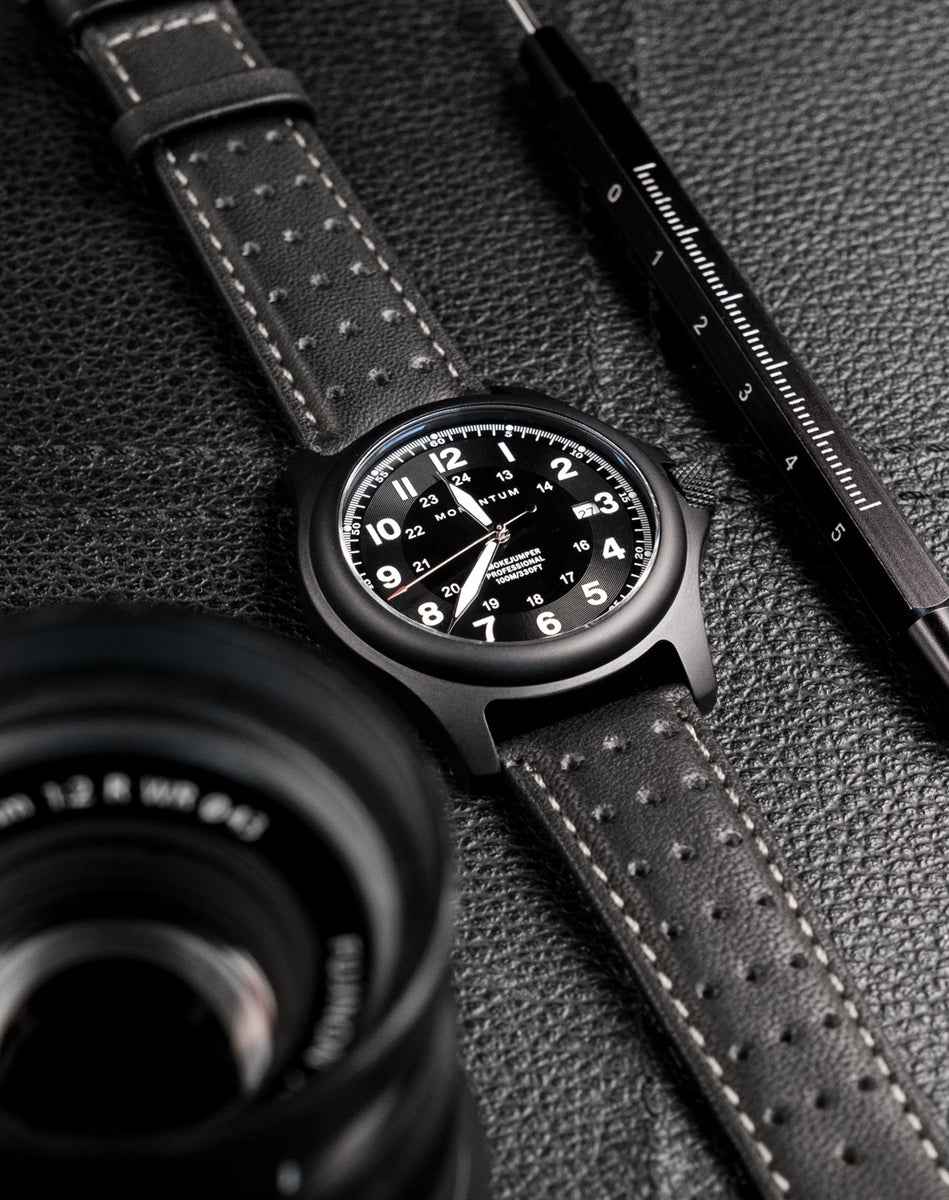 Momentum Watches | Smokejumper | Titanium Black Ion Field Watch