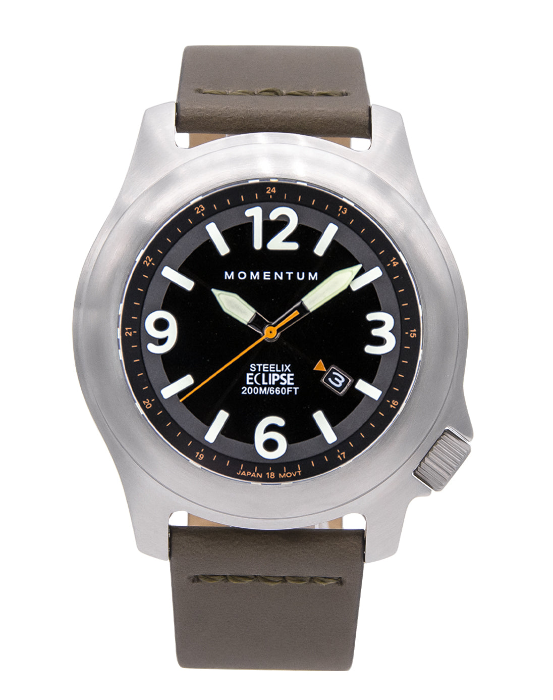 Steelix Eclipse - Solar [44mm] - Black